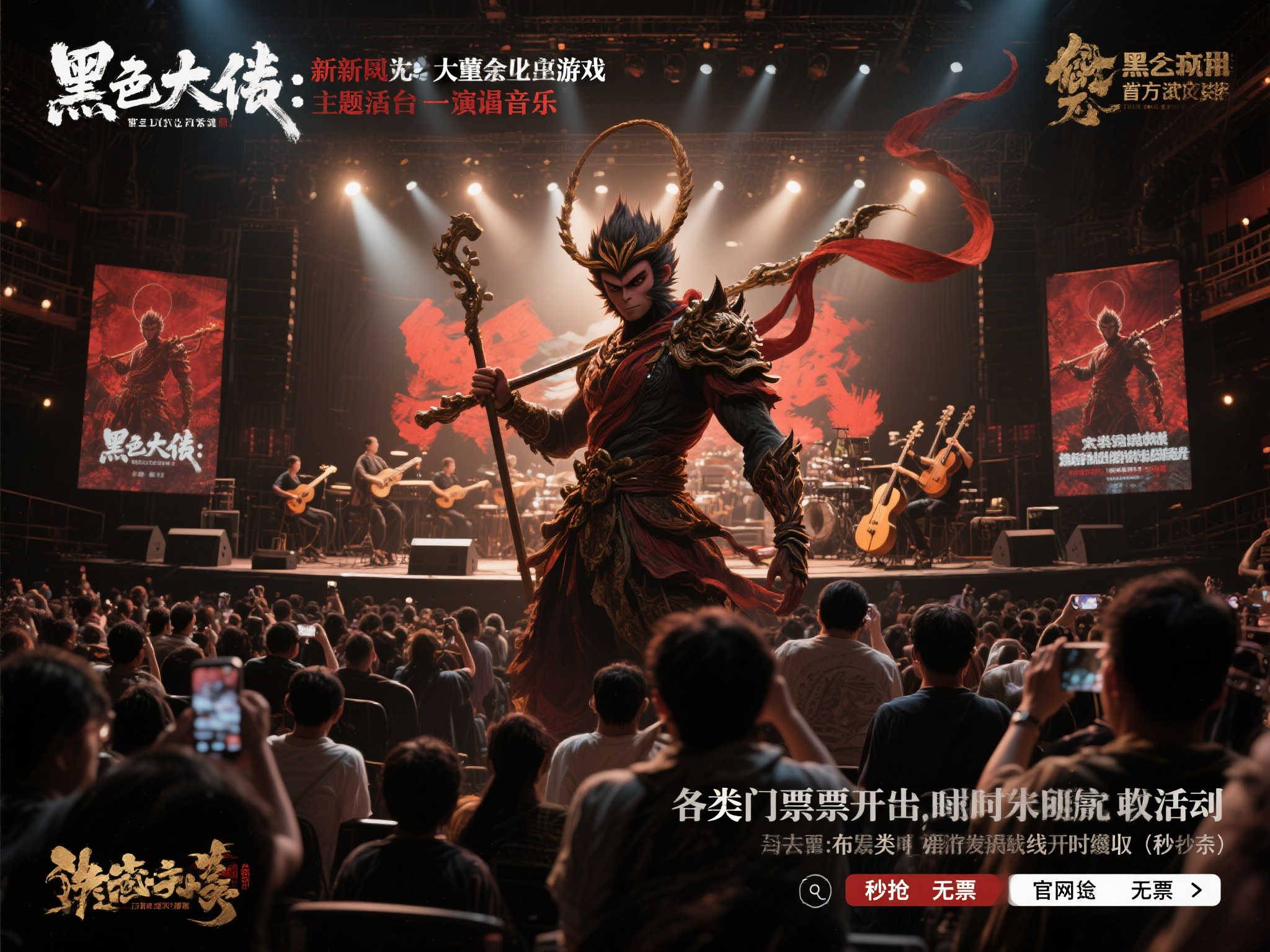 《黑神话:悟空》音乐会引发热潮,官网售票瞬间告罄! 《黑神话:悟空》音乐会引发热潮,官网售票瞬间告罄!