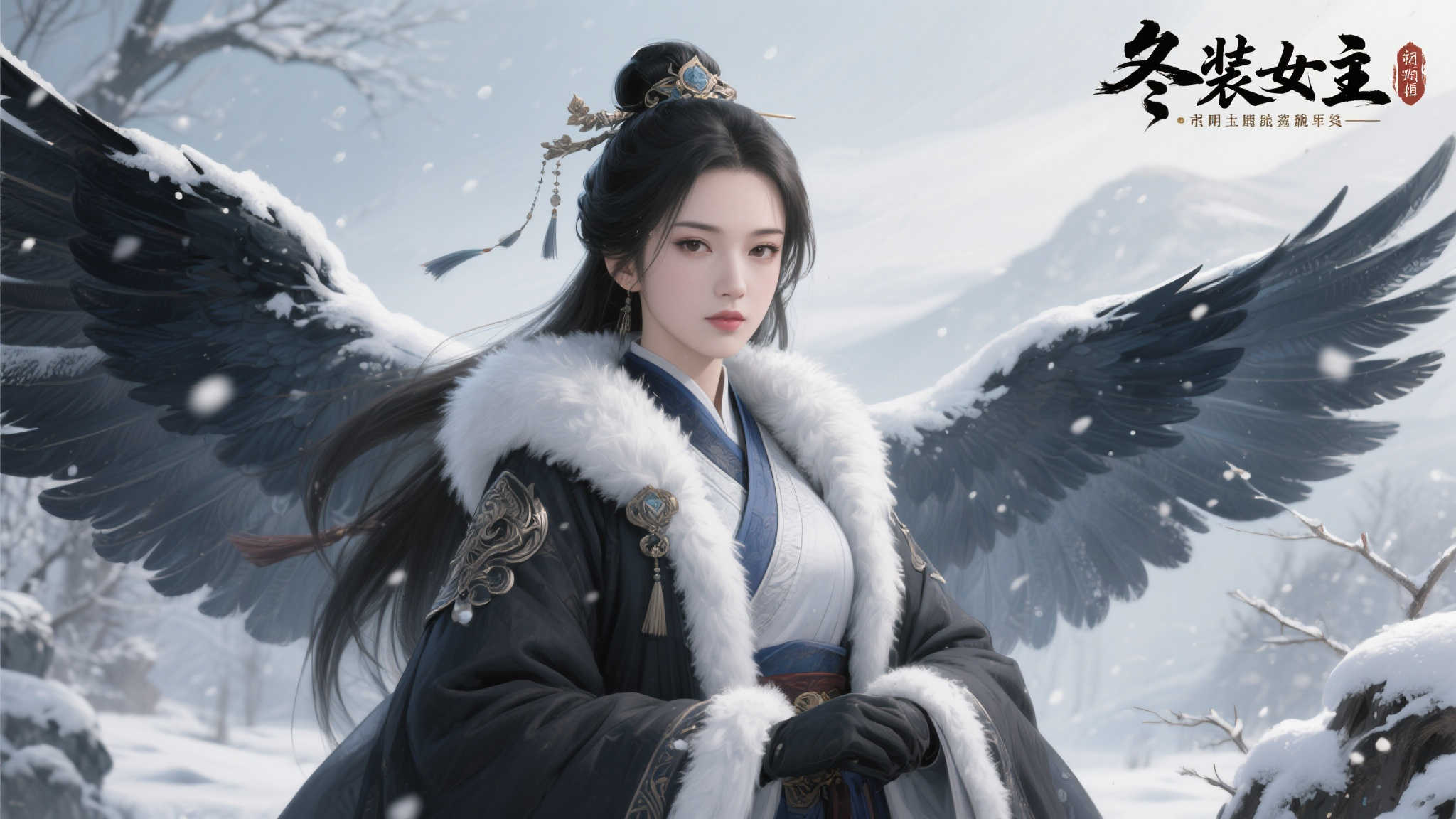 倒计时30天！冬装女主美图曝光，明末渊虚之羽萌动来袭