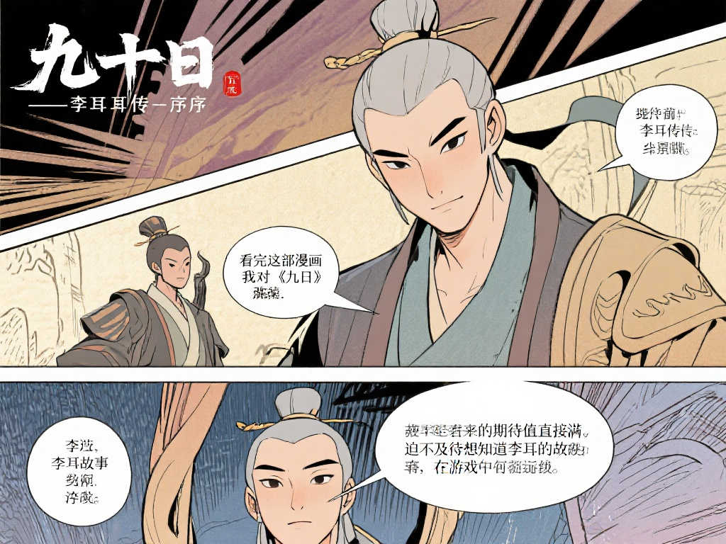 《九日－李耳传：序》漫画首发 赤烛游戏携手MOJOIN共创佳作