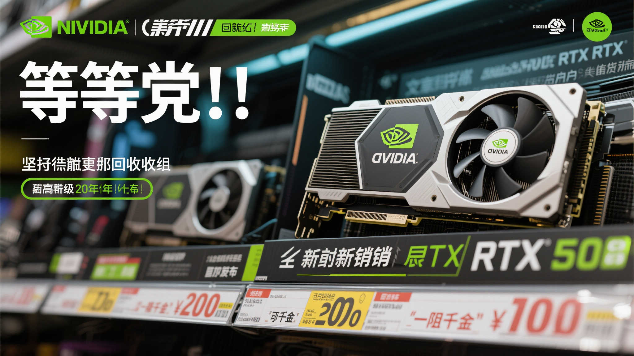 英伟达RTX 50显卡现降价迹象，等等党或迎来转机
